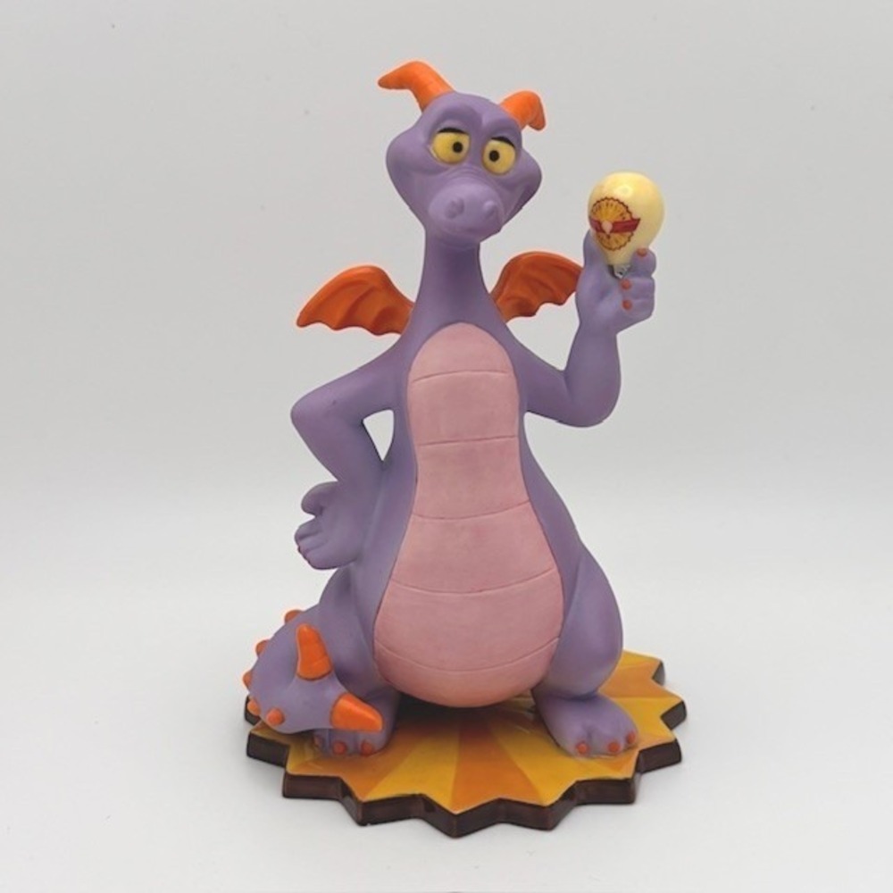 Disney Parks‎ Figment Dragon Figurine Epcot Journey Into Imagination Lightbulb